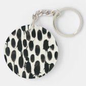 不変I |黒い水色 キーホルダー (裏面)