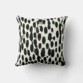 不変I |黒い水色 クッション (裏面)