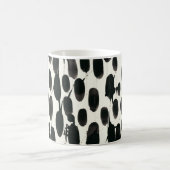 不変I |黒い水色 コーヒーマグカップ (中央)