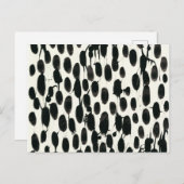 不変I |黒い水色 ポストカード (正面/裏面)