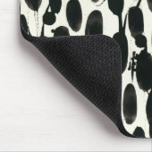 不変I |黒い水色 マウスパッド (コーナー)