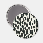 不変I |黒い水色 マグネット (正面/裏面)