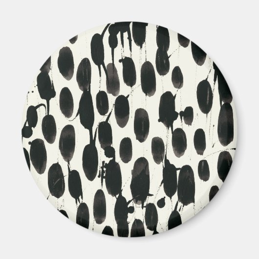 不変I |黒い水色 マグネット (正面)