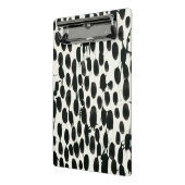 不変I |黒い水色 ミニクリップボード (アングル2)