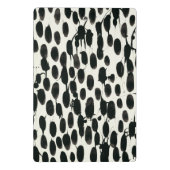 不変I |黒い水色 ミニクリップボード (裏面)