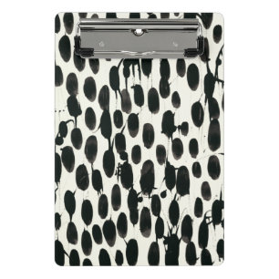 不変I  黒い水色 ミニクリップボード