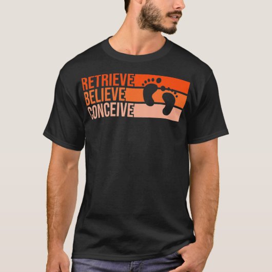 不妊治療を乗り越えた戦士　移植日 Tシャツ (正面)
