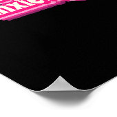 不安おもしろい引用文デザイン – ユーモラスに接続可能 ポスター (角)