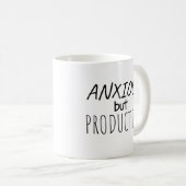 不安だけど仕事はできるマグ コーヒーマグカップ (正面右)