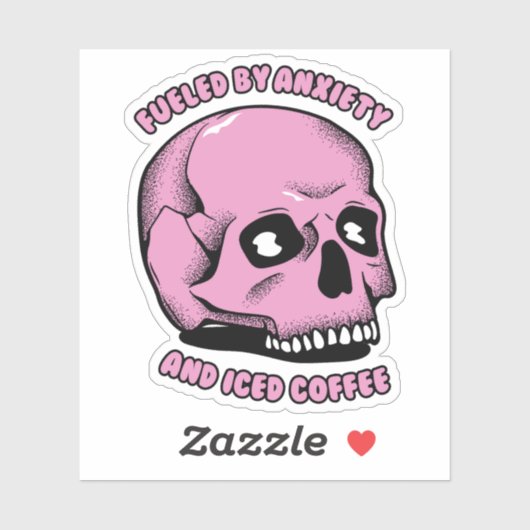 不安とアイスコーヒーに煽られる シール (シート)