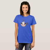 不安とカフェインTシャツ Tシャツ (正面フル)