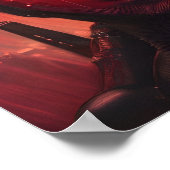 不安なスマイル4a - A.I.ポスター ポスター (角)