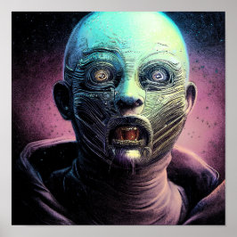 不安なスマイル5.1 - A.I.ポスター ポスター