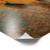 不安なチョコレートラボピットミックスドッグ フォトプリント            (角)