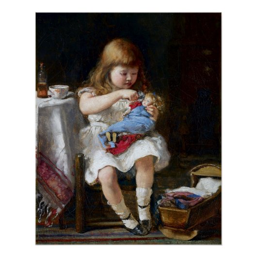 不安な小さな母親 ポスター (正面)