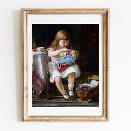 不安な小さな母親 ポスター