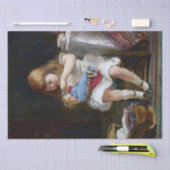 不安な小さな母親 薄葉紙 (クラフト)