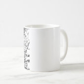 不安な洞察 コーヒーマグカップ (正面右)
