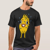 不安な魚 Tシャツ (正面)
