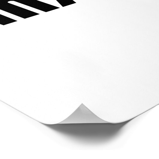 不安な ポスター (角)