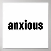 不安な ポスター (正面)