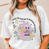 不安に立ち向かう勇気がある トライブレンドTシャツ
