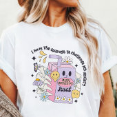 不安に立ち向かう勇気がある トライブレンドTシャツ