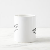 不安に装う コーヒーマグカップ (中央)