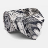 不安のタイ ネクタイ (ロール)