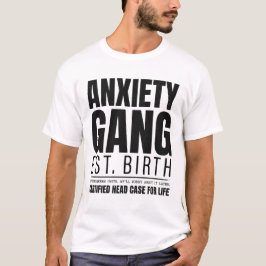 不安ギャング 誕生以来の公認ヘッドケースTシャツ Tシャツ