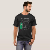 不安パニック状態の過剰思考 Tシャツ (正面フル)