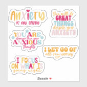 不安メンタルヘルスステッカーバンドル シール (シート)