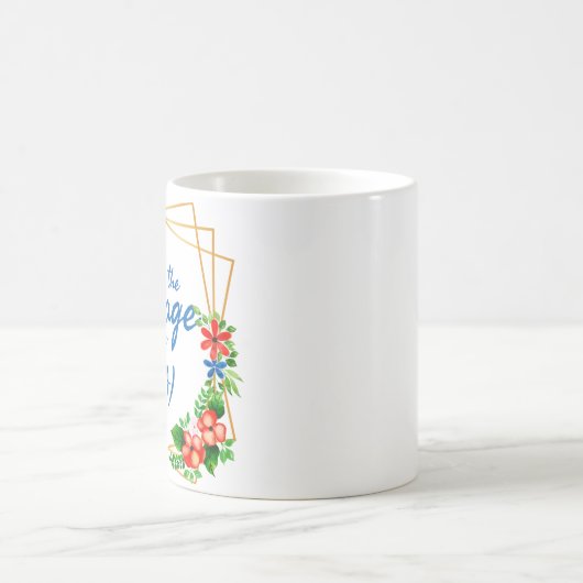 不安前向きと自己愛の肯定 コーヒーマグカップ (中央)