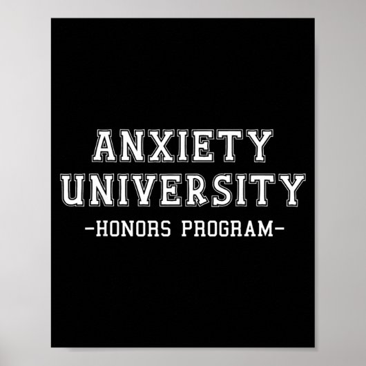 不安大学優等生プログラム ポスター (正面)