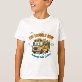 不安定なスクールバス！面白いスクールバス Tシャツ