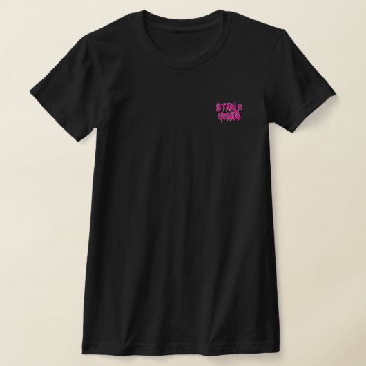 不安定な天才 Tシャツ (レイダウン)