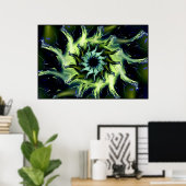 不安定な渦 ポスター (ホームオフィス)