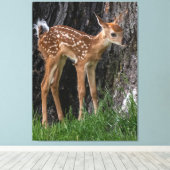 不安定な脚を見る キャンバスプリント (インサイチュ (ウッドフロア))