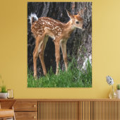 不安定な脚を見る キャンバスプリント (インサイチュ (リビング))