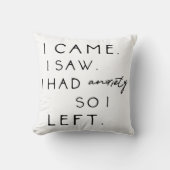 不安来を抱えているのを見て離れい クッション (正面)