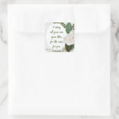 不安気に不安を投げ感動的る スクエアシール (バッグ)