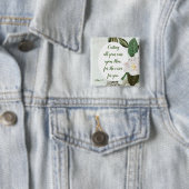 不安気に心配を投げ感動的る 缶バッジ (インサイチュ)