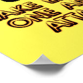 不安発作ポスタおもしろいーサイン ポスター (角)