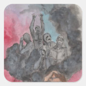 不安 スクエアシール (正面)