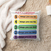 不安・ストレス5感の接地技術 クッション (ブランケット)