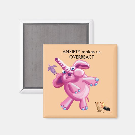 不安 マグネット (正面/裏面)