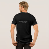 不完全さが私たちを特別にしている トライブレンドTシャツ (裏面全面)