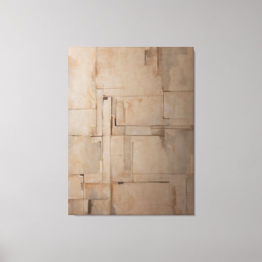 不完全さの美しい キャンバスプリント (正面)