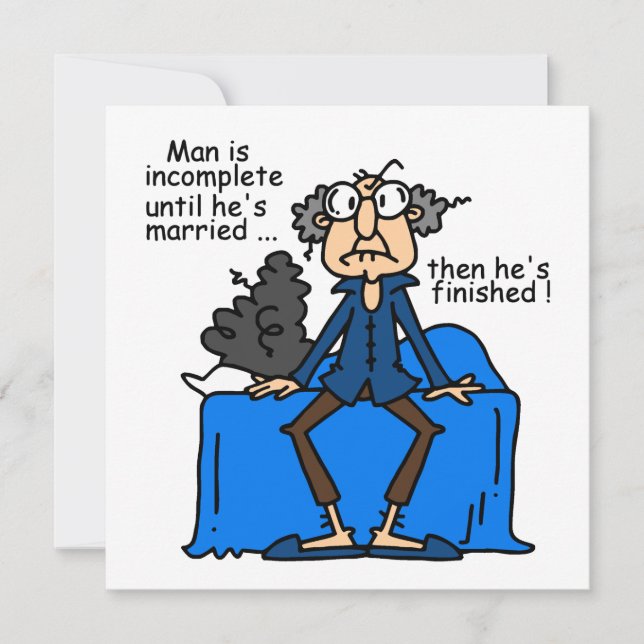 不完全なそれから終えられた結婚のユーモア (正面)