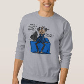 不完全なそれから終えられた結婚のユーモア スウェットシャツ (正面)